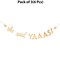 Garland Gold Color (SHE SADE WAAAS!) - 7 feet long | Golden Elegance Garland Gold Treasures | RAHEEV®